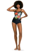 Dámské jednodílné plavky 8060BL10 3 Bali černá/mix barev - SELF Dámské jednodílné plavky 8060BL10 3 Bali černá/mix barev - SELF