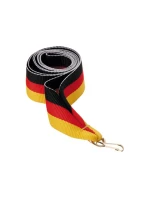 Stuha 22 mm - černá, červená a žlutá Stuha 22 mm - černá, červená a žlutá