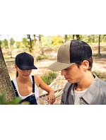 Atlantis Headwear Bryce 6 panelová Trucker kšiltovka 33.0102 grey/black
