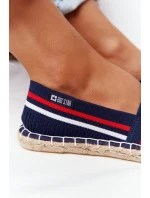 Espadrilky Na Pletené Podrážce Big Star HH274483 Tmavě Modre