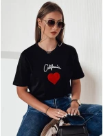 Dámské tričko CALOV černé FashionStreet RY2567