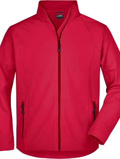 Daiber JN 1020 Pánská 3-vrstvá softshellová bunda 02.1020 red