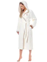 Dlouhý dámský župan Ema 9133 Ecru s béžovou - L&L Lamp