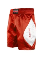 MASTERS SBOX-MFE boxerské šortky červené XS