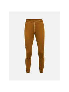 Teplé kalhoty PEAK PERFORMANCE Magic 7/8 Long Johns Wool-blend Baselayer Women, hnědé