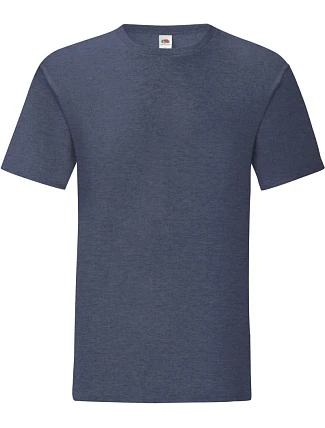 Fruit of the Loom Iconic 150 T Pánské tričko 16.1430 heather navy Fruit of the Loom Iconic 150 T Pánské tričko 16.1430 heather navy