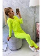 Tepláková souprava žlutá neonová Tepláková souprava žlutá neonová