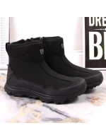 DK Jr DK58A nepromokavé zateplené sněhové boty černé