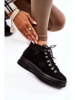 Boty Cross Jeans KK2R4074C Černé Boty Cross Jeans KK2R4074C Černé