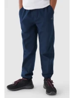 Chlapecké Kalhoty Jogger Casual Hladké 4F Tmavě Modré 4FJWMM00TTROM0812-31S