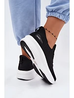 Materiálové Sportovní Boty Dámské Slip-On Kobbo 102425 Černé