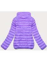 Světle fialová lehká dámská prošívaná bunda (58M23037-37)