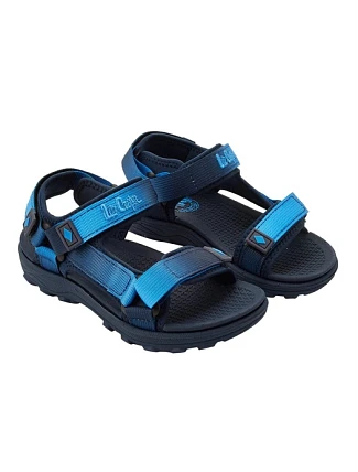 Lee Cooper dětské boty chlapecké sandály na suchý zip na letní pláž modré