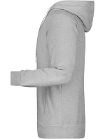 Daiber 8024 Pánská raglánová mikina s kapucí 02.8024 grey heather Daiber 8024 Pánská raglánová mikina s kapucí 02.8024 grey heather