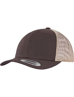 Flexfit 6606/6606T 6 panelová vintage kšiltovka "Trucker" 55.6606 brown/khaki Flexfit 6606/6606T 6 panelová vintage kšiltovka "Trucker" 55.6606 brown/khaki