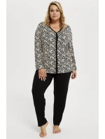 Italian Fashion Abyssinia long length sp. barva:print/black Italian Fashion Abyssinia long length sp. barva:print/black