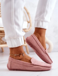 Dámské Semišové Mokasíny růžove Morreno