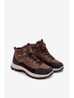 Pánské Trekingové Boty Big Star SS174049 Hnědé Pánské Trekingové Boty Big Star SS174049 Hnědé