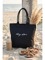 Textová taška Shopper Big Star RR574239 Černá