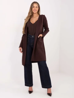 Kabát MJ EN H5031.93 tmavě hnědý