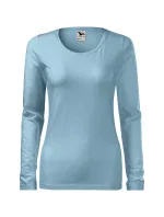 Slim triko dámské nebesky modrá