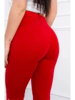 Dámské legíny 8882 Červená - Kesi