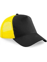 Beechfield B 640 5 panelová Trucker kšiltovka 53.0640 black/yellow