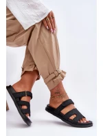 Dámské látkové sandály na zip černé Jose Dámské látkové sandály na zip černé Jose