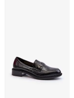 Dámské patentované černé mokasíny Nerilaja Dámské patentované černé mokasíny Nerilaja