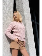 Dámský svetr Manesa sv.růžový - Merribel