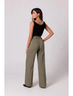 Dámské kalhoty B252 Olivová - BeWear