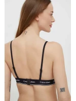 Dámská plavková podprsenka KW0KW02424 BEH černá - Calvin Klein