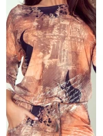 Sportovní šaty 13-168 měděné - Numoco