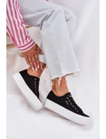 Dámské Tenisky S Krajkou Lee Cooper LCW-25-31-3439L Černé Dámské Tenisky S Krajkou Lee Cooper LCW-25-31-3439L Černé