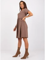 Šaty RV SK 5672.03P hnědé Šaty RV SK 5672.03P hnědé