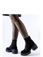 Boty na podpatku model 206495 Solea Boty na podpatku model 206495 Solea