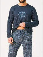 Pyžamo Key MNS 608 B26 dlouhé rukávy M–2XL Pyžamo Key MNS 608 B26 dlouhé rukávy M–2XL