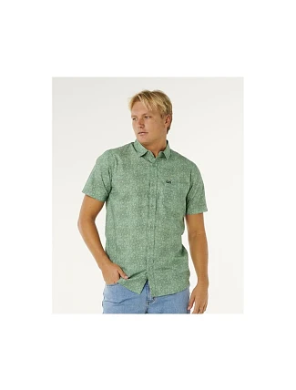 Pánská košile RIP CURL Hypno Micro S/S Shirt, zelená