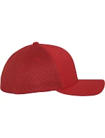 Flexfit 6533/6533T 6 panelová síťovaná kšiltovka 55.6533 red
