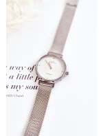 Dámské vodotěsné hodinky Giorgio & Dario se náramkem stříbrny