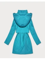 Dámská modrá bunda Goodlookin s rovnou podšívkou (KK60409-3#)