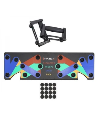 Multifunkční push-up deska HMS PU10 černá Multifunkční push-up deska HMS PU10 černá