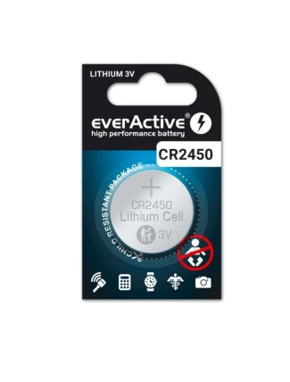 Baterie CR 2450 Lithium EVERACTIV 5 kusů