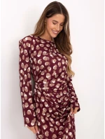 Šaty IT SK 20057.21P bordó