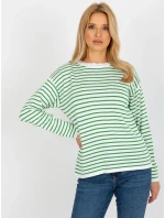 Dámský svetr LC SW 6006 .22 bílé a zelené - FPrice