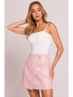 M854 Mini sukně - broskvová