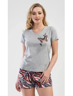 Dámské pyžamo šortky Motýli