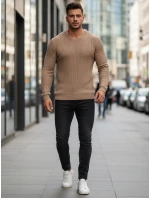 Pánský hnědý svetr WX2306z