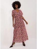 DHJ SK 9656 šaty.19X černá a růžová DHJ SK 9656 šaty.19X černá a růžová