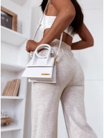 Dámské kalhoty se širokými nohavicemi LAKELIFE light beige FashionStreet UY1686